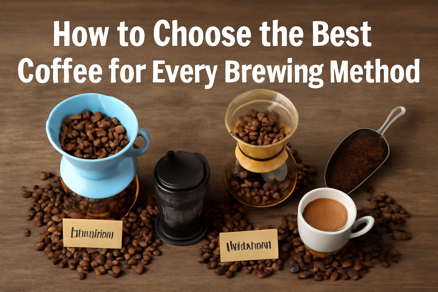How to Choose the Best Coffee for Every Brewing Method